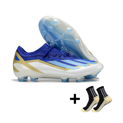 Chuteira Adidas CrazyFast Campo + Meia Antiderrapante