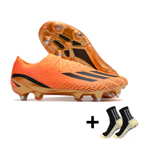 Chuteira Adidas SpeedPortal Campo + Meia Antiderrapante